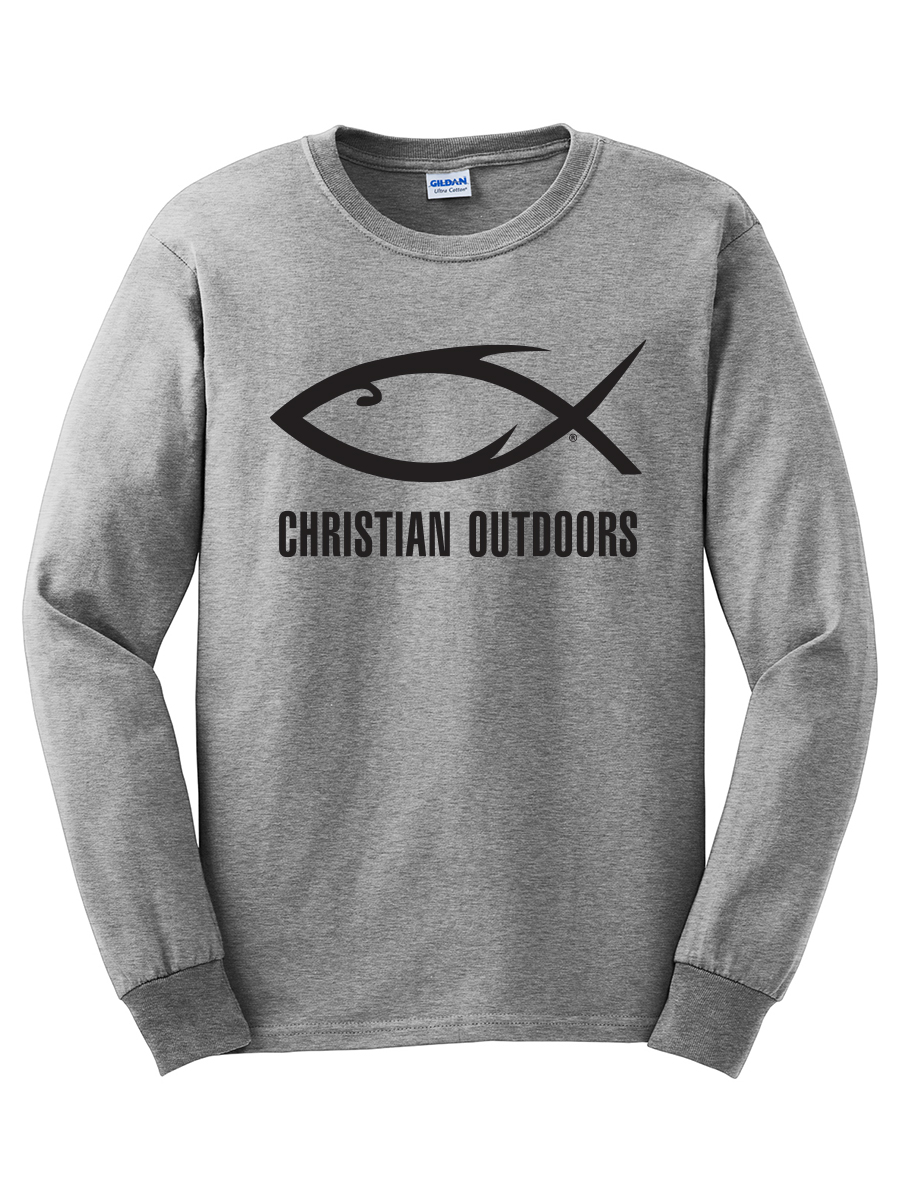 Christian Outdoors Gildan 2400 SPORT GREY w Black Ink copy Christian Outdoors Gildan 2400 SPORT GREY w Black Ink copy